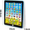 Educational Interactive Learning Tablet, Screen-Free, Touch-Responsive, Letters Numbers Spelling Math, Ages 3-8, 24.3x19x2 cm, Battery Powered (Blue)