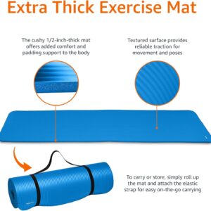 1/2-Inch Extra Thick Exercise Yoga Mat