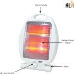 ALVA Electric Quartz Heater 800W | 2 Bars | 12 Month Warranty