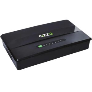 Gizzu 30W-38WH Mini DC UPS for Wi-Fi, Fiber and Mobile Devices, Black