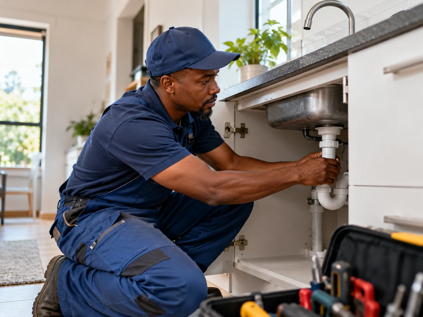 Tradesperson at work